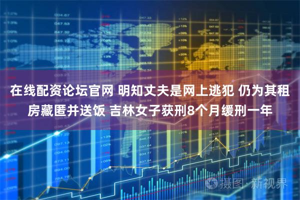 在线配资论坛官网 明知丈夫是网上逃犯 仍为其租房藏匿并送饭 吉林女子获刑8个月缓刑一年